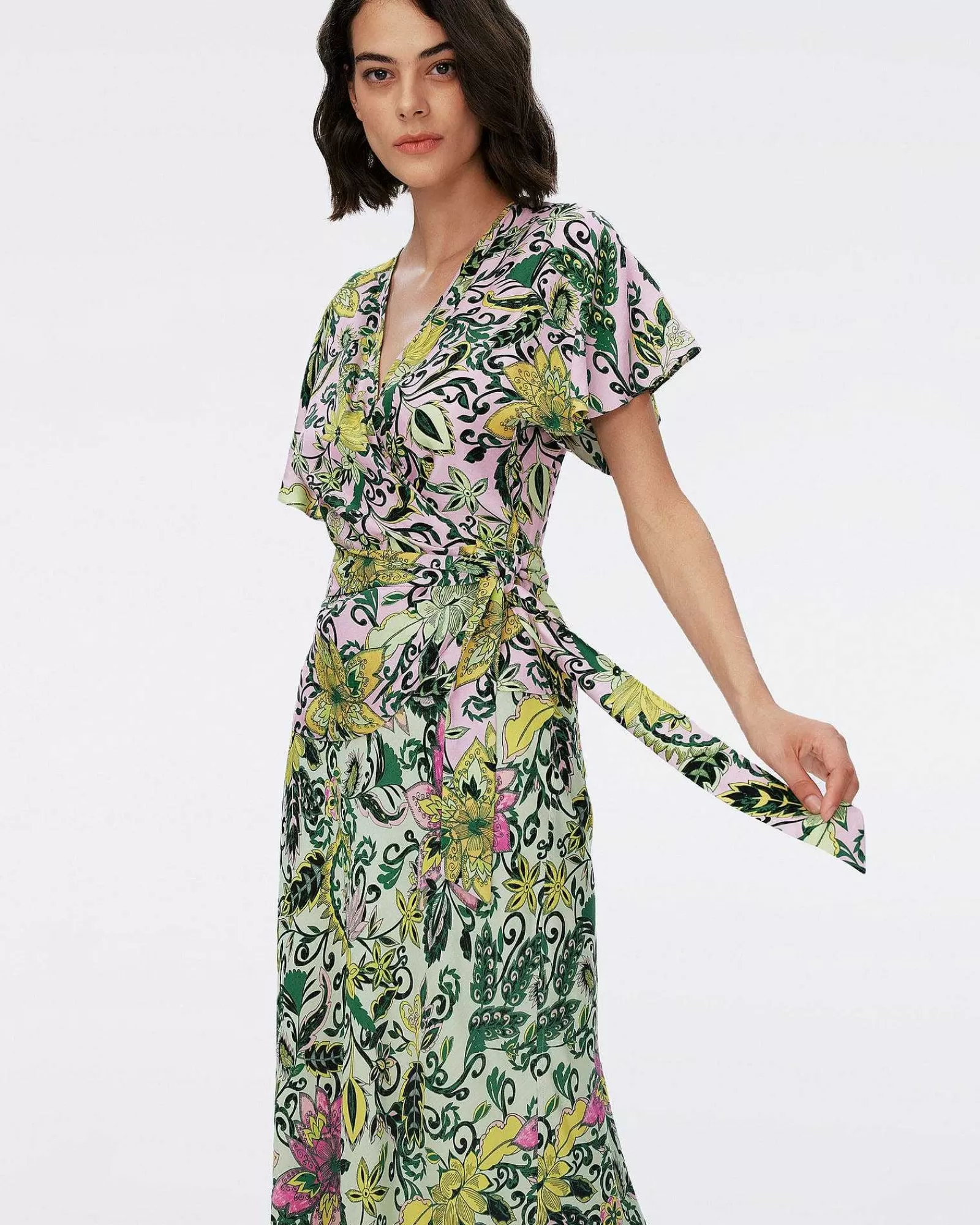 Diane von Furstenberg Alles Trennt Sich^Delhi Wende-Top