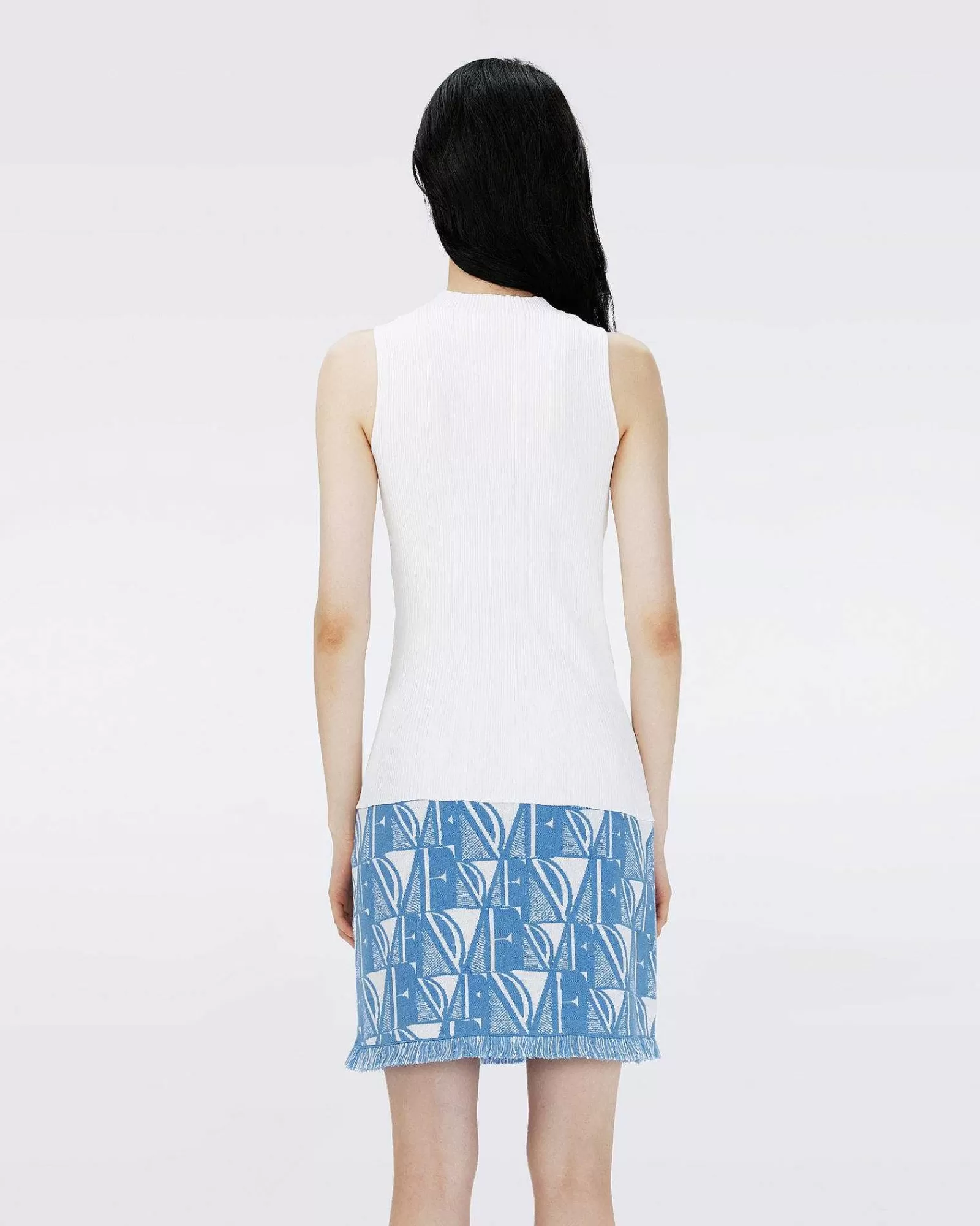 Diane von Furstenberg Alles Trennt Sich^Dvf Artemesia Top In Elfenbein