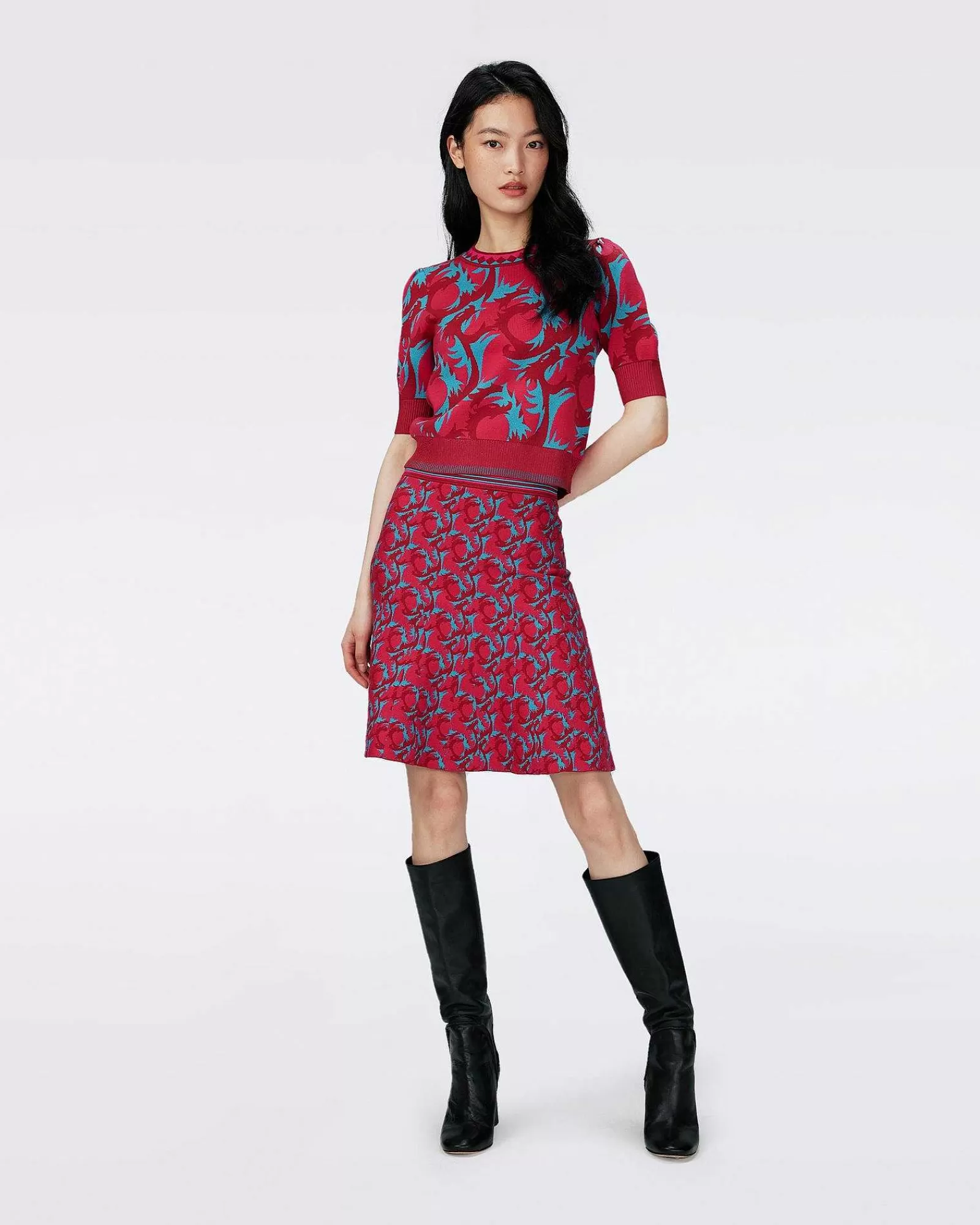 Diane von Furstenberg Alles Trennt Sich^Dvf Hudson Pullover In Drachenjade