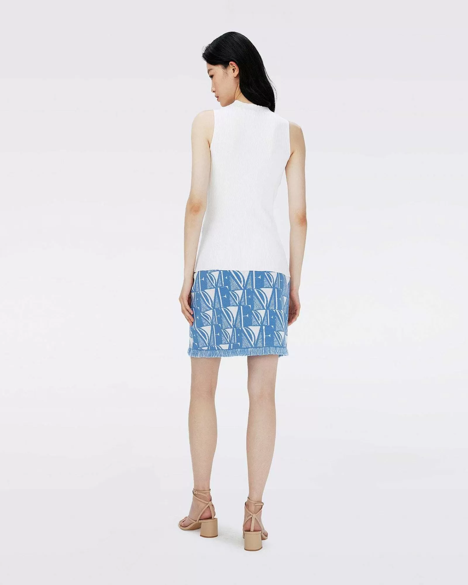 Diane von Furstenberg Alles Trennt Sich^Dvf-Alejandra-Rock In Dvf-Logo-Blau