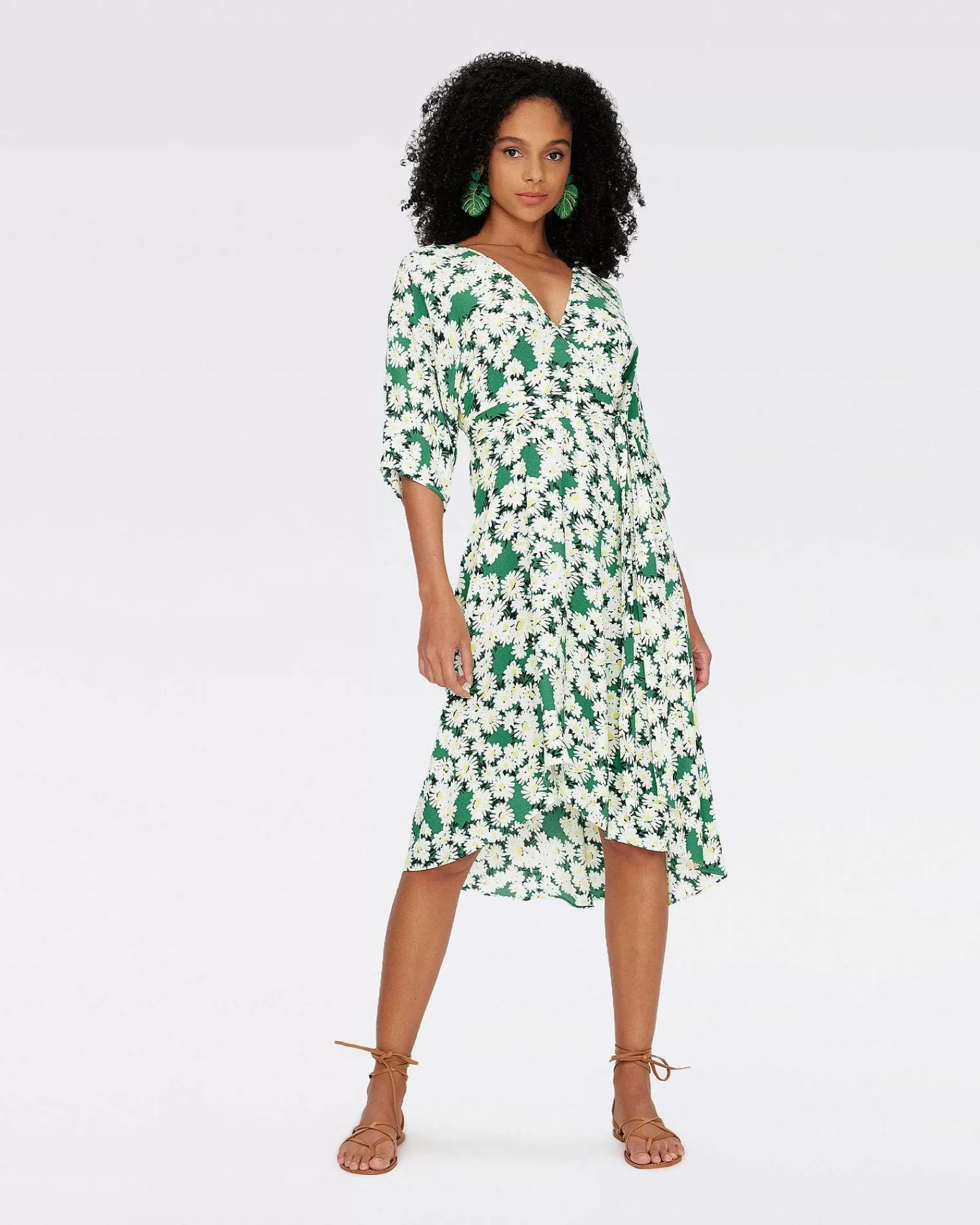 Diane von Furstenberg Midi-Kleider^Eloise Faux-Wickel-Midikleid