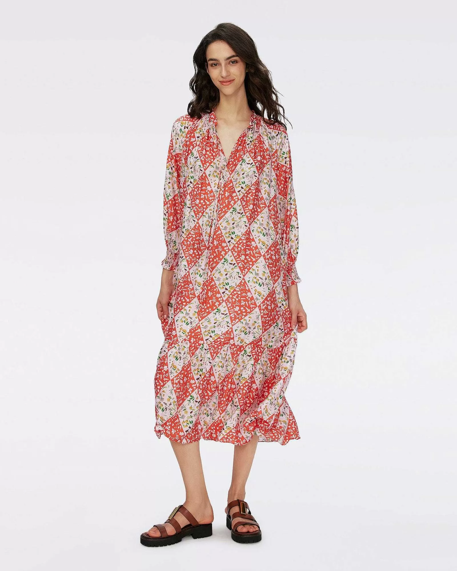 Diane von Furstenberg Midi-Kleider^Fortina-Kleid