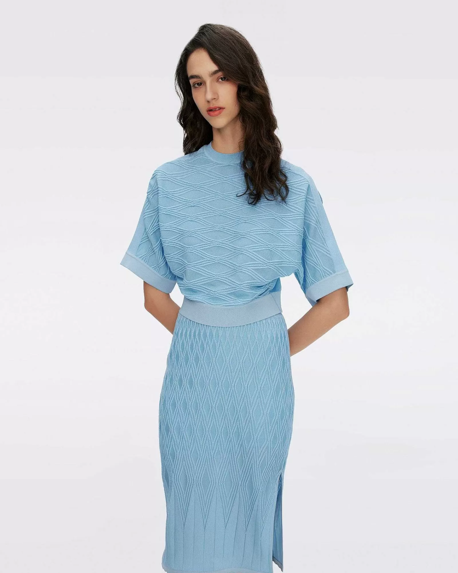 Diane von Furstenberg Alles Trennt Sich^Gisele-Jacquard-Strickrock