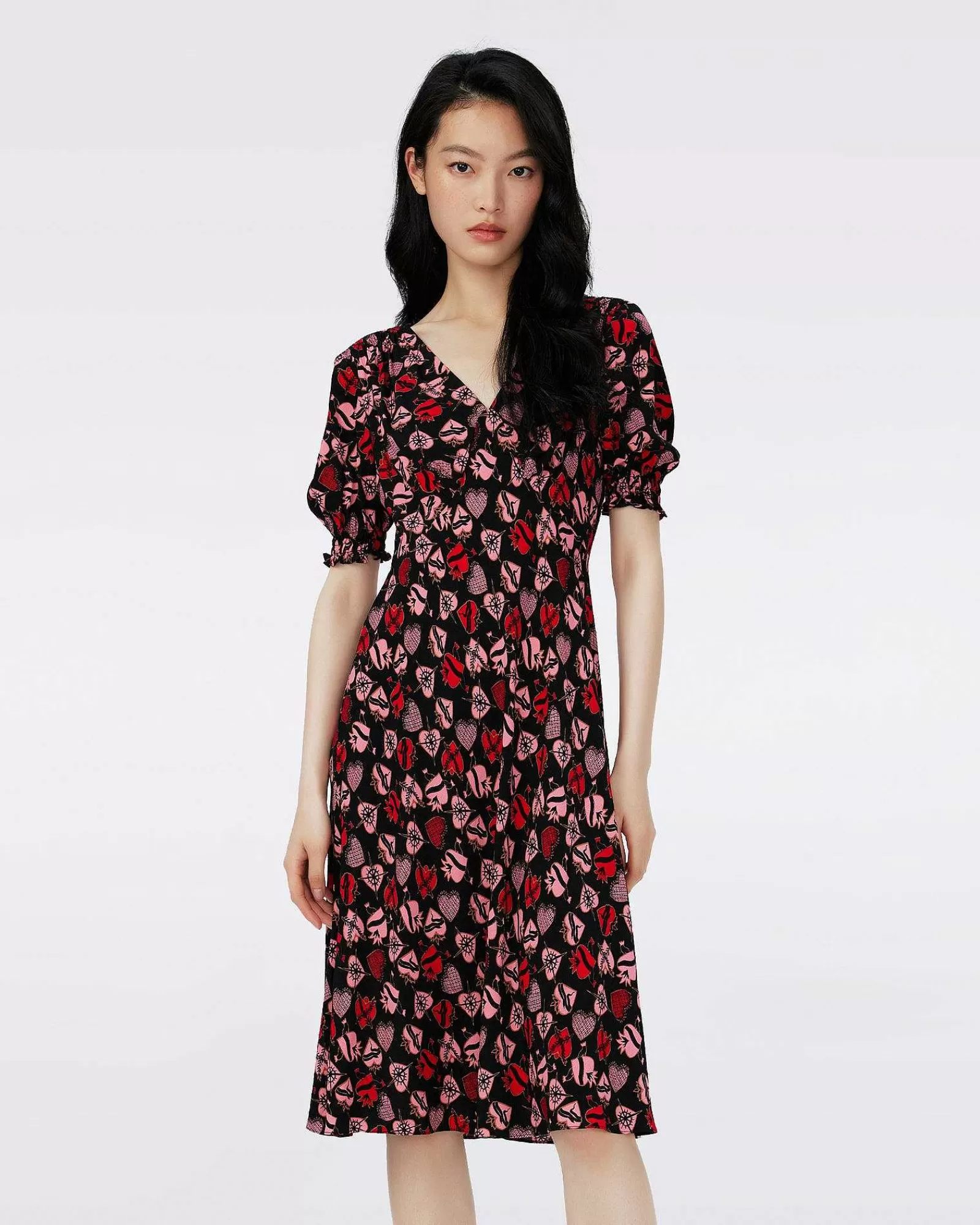 Diane von Furstenberg Knielange Kleider^Jemma-Kleid