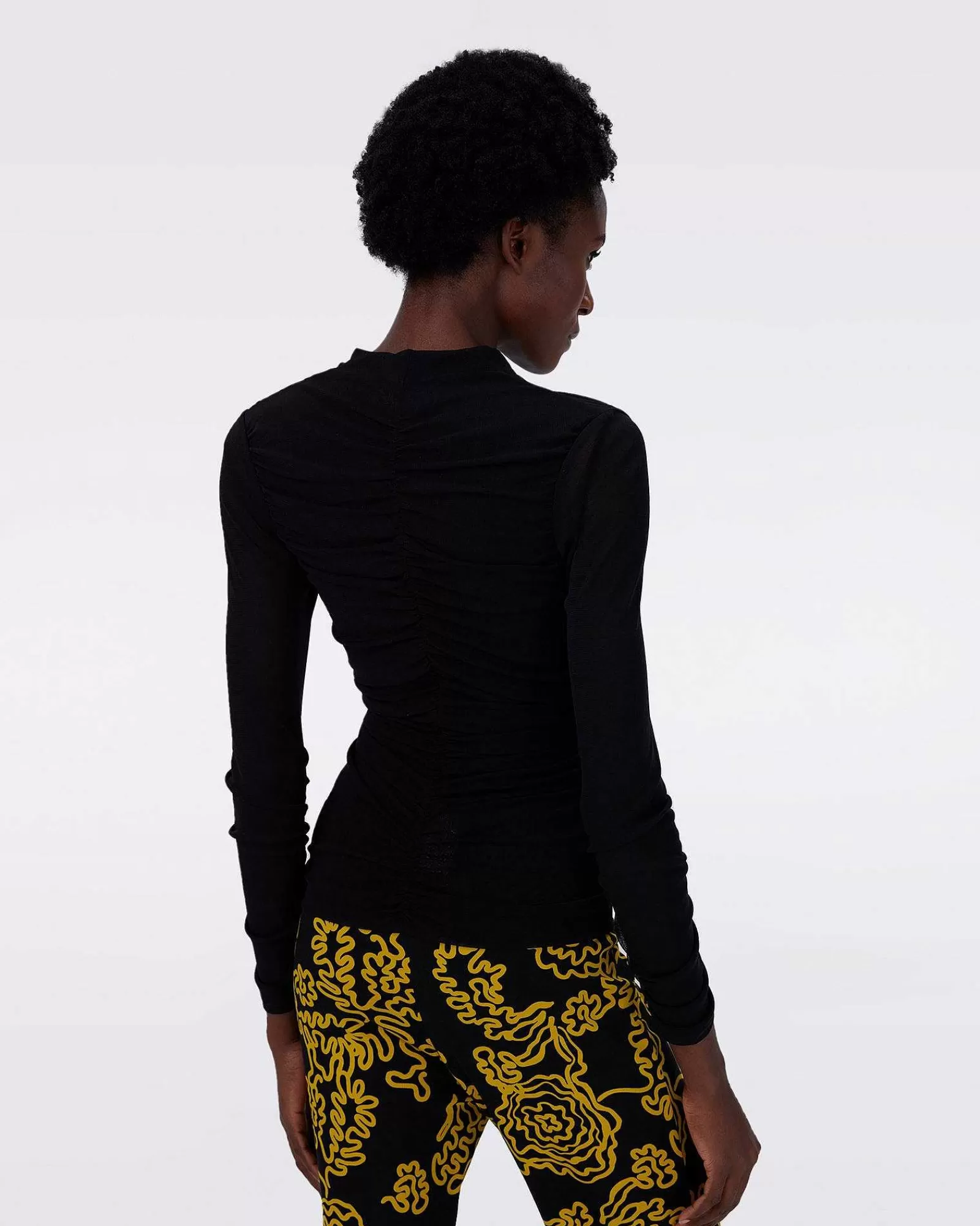 Diane von Furstenberg Schwarze Kleider^Julie Mesh-Top