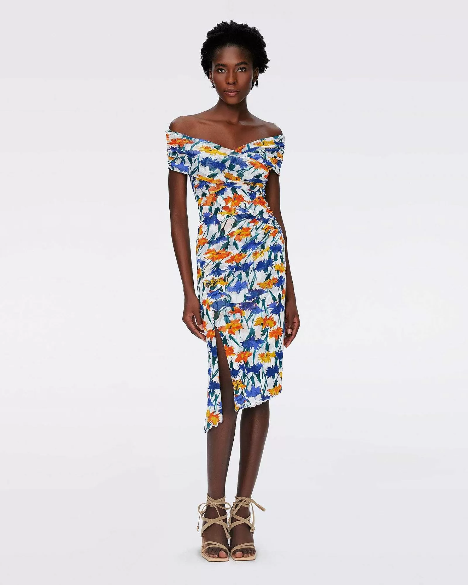 Diane von Furstenberg Knielange Kleider^Lovinia Netzkleid