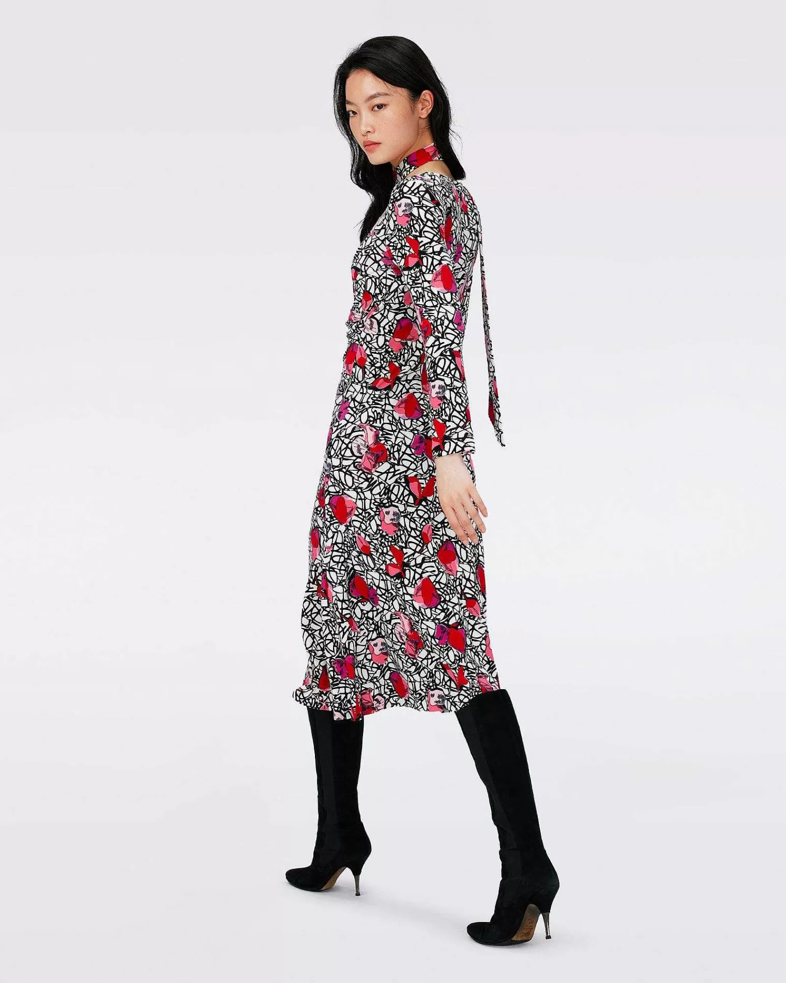 Diane von Furstenberg Midi-Kleider^Marsha-Kleid
