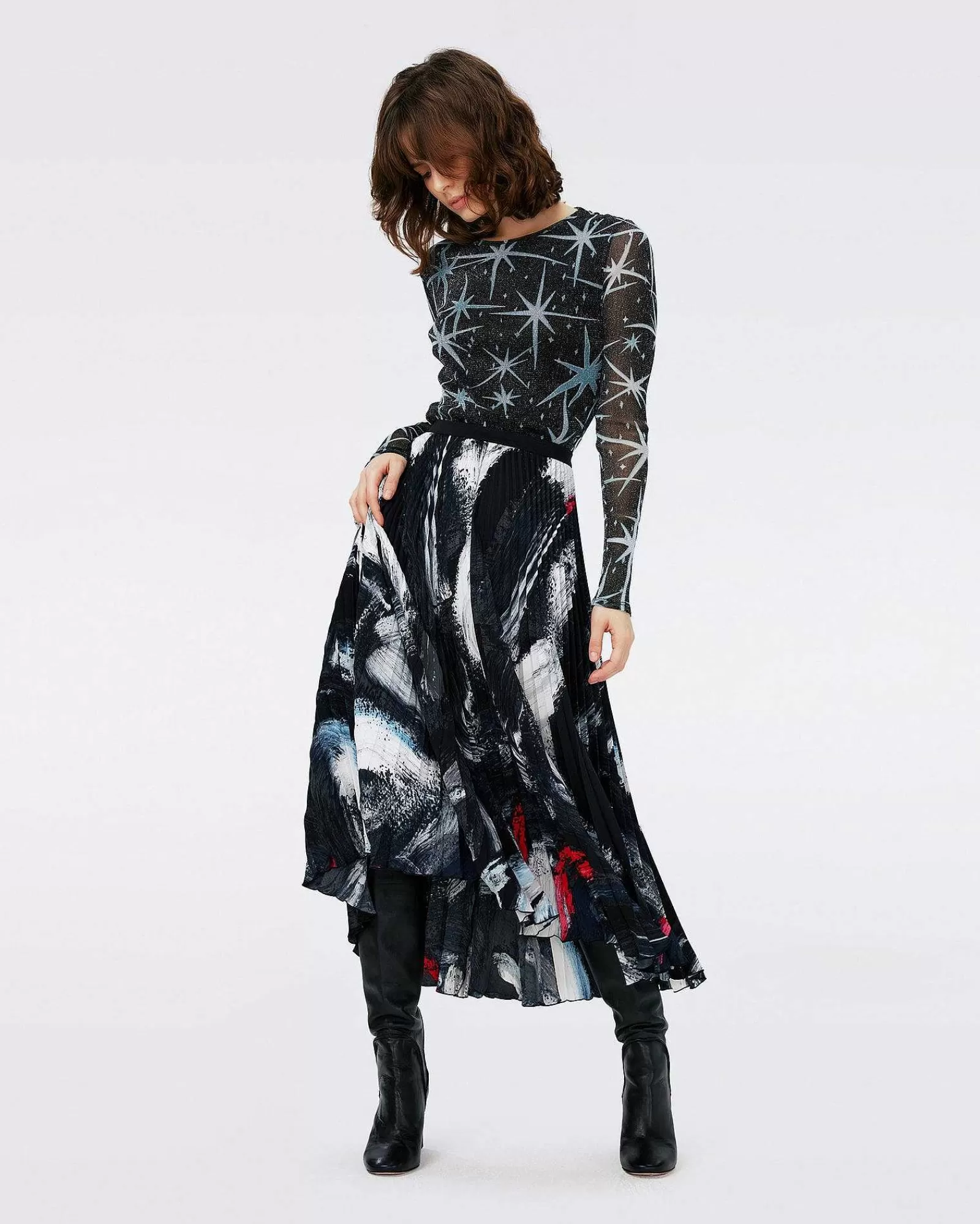 Diane von Furstenberg Schwarze Kleider^Mykola-Rock