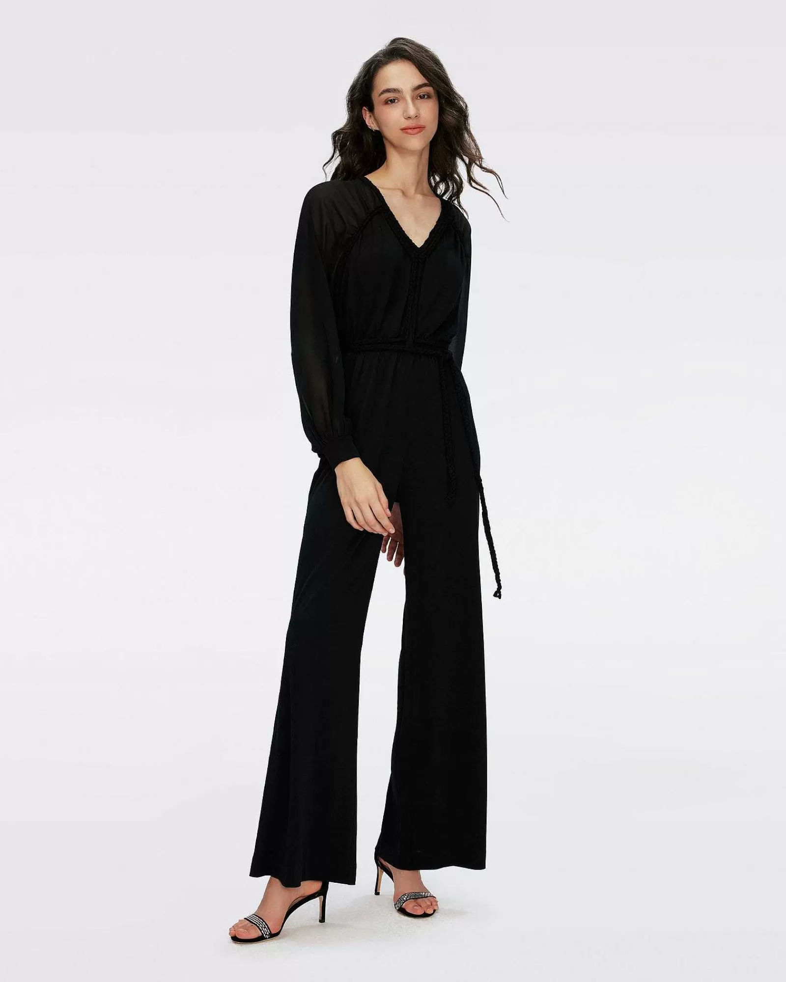 Diane von Furstenberg Schwarze Kleider^Ophelia-Overall
