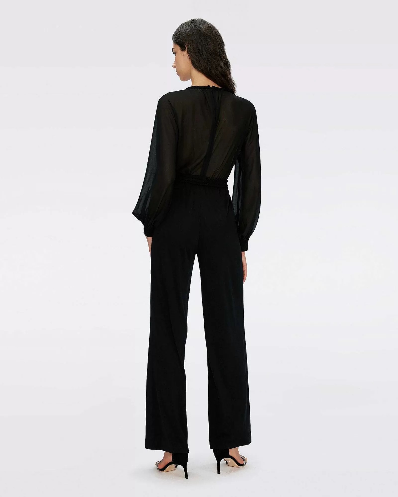 Diane von Furstenberg Schwarze Kleider^Ophelia-Overall