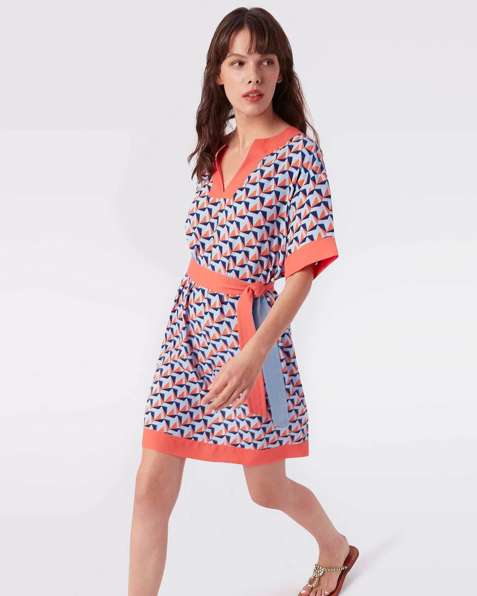Diane von Furstenberg Kurze Kleider^Pera Mini-Kreppkleid