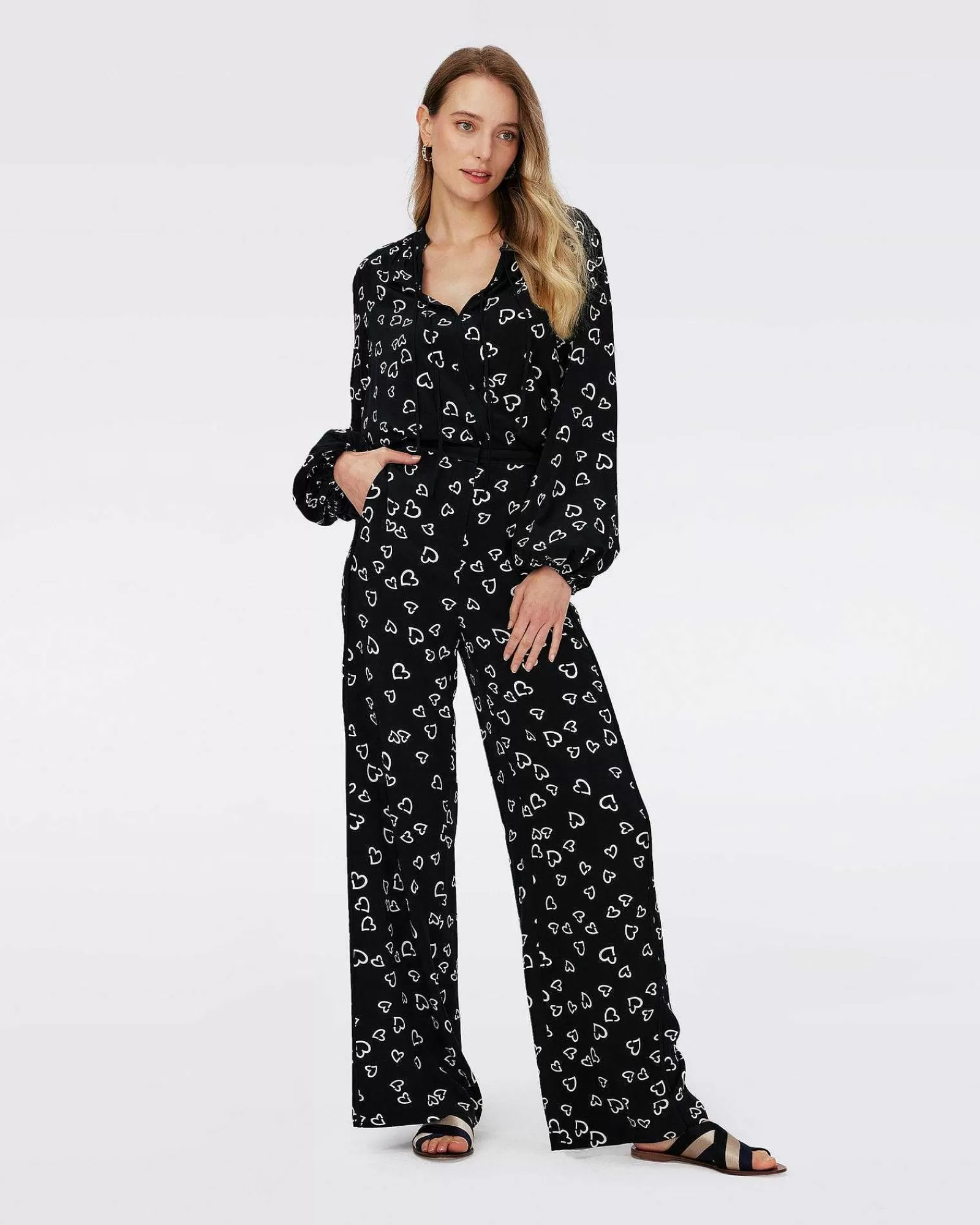 Diane von Furstenberg Schwarze Kleider^Sarina-Hose