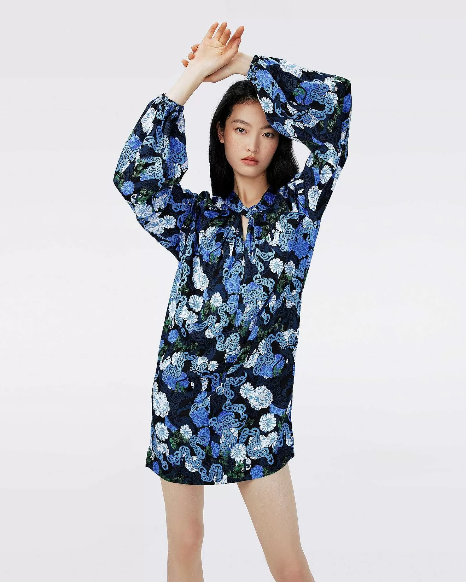 Diane von Furstenberg Kurze Kleider^Silka-Kleid Im Drachentanz