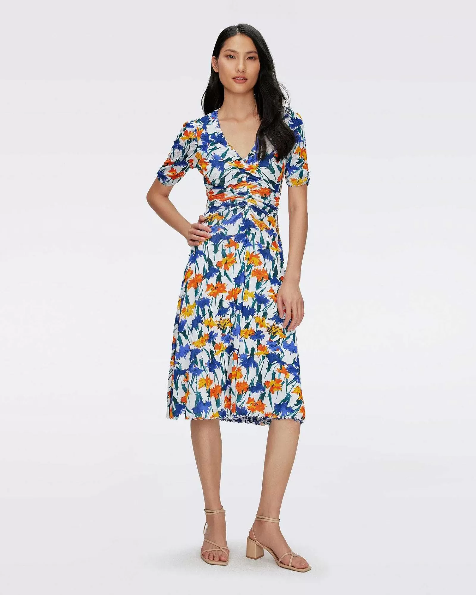 Diane von Furstenberg Knielange Kleider^Wendbares Netzkleid Von Koren